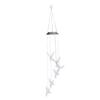 LED Solar Hummingbird Wind Chime Color Changing Solar Hanging Wind Chime Pendant Light for Outdoor Patio Garden Decoration