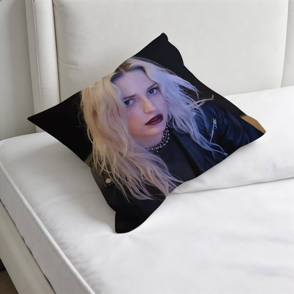 Singer EEmily AArmstrong Fashion Square Pillow Case Durable Throw Pillow Cover for Sofa Couch Chair