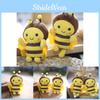 Soft And Charming Yellow Bee Stuffed Animal Keychain Plush Doll