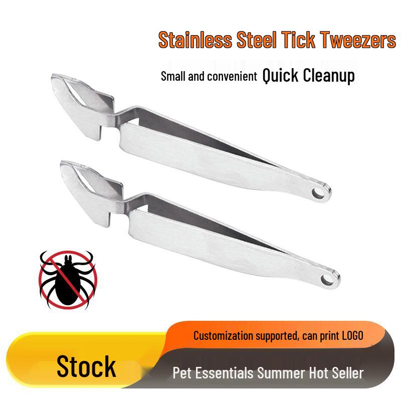 

Stainless Steel Pet Tick Tweezers & Nail File Pet Tick Tweezers