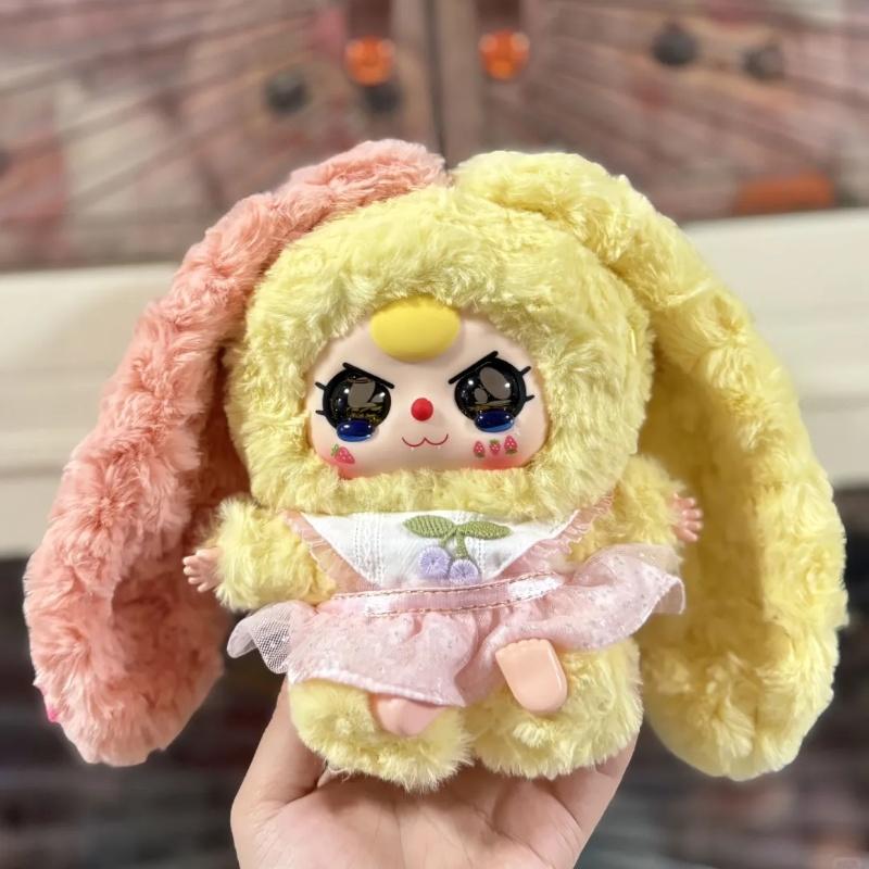 Genuine Baby Three Lily Rabbit Town V4 Vinyl Plush Blind Box Kawaii Backpack Decoration Pendant Doll Mystery Box Surprise Gift