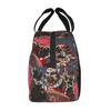Custom Poster Of T-Terrifiers Halloween Resuable Lunch Boxes Women Leakproof Cooler Thermal Food Insulated Lunch Bag Office Work