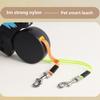 Portable Rotating Pet Leash Double End Leash Light Retractable Roulette Walking Supplies Outdoor Automatic Charging with Light Retractable Pet Leash