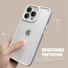 Luxury Transparent Candy Square Frame Case For iPhone 15 14 13 12 11 Pro Max Shockproof Bumper Clear Back Cover Phone Accessorie