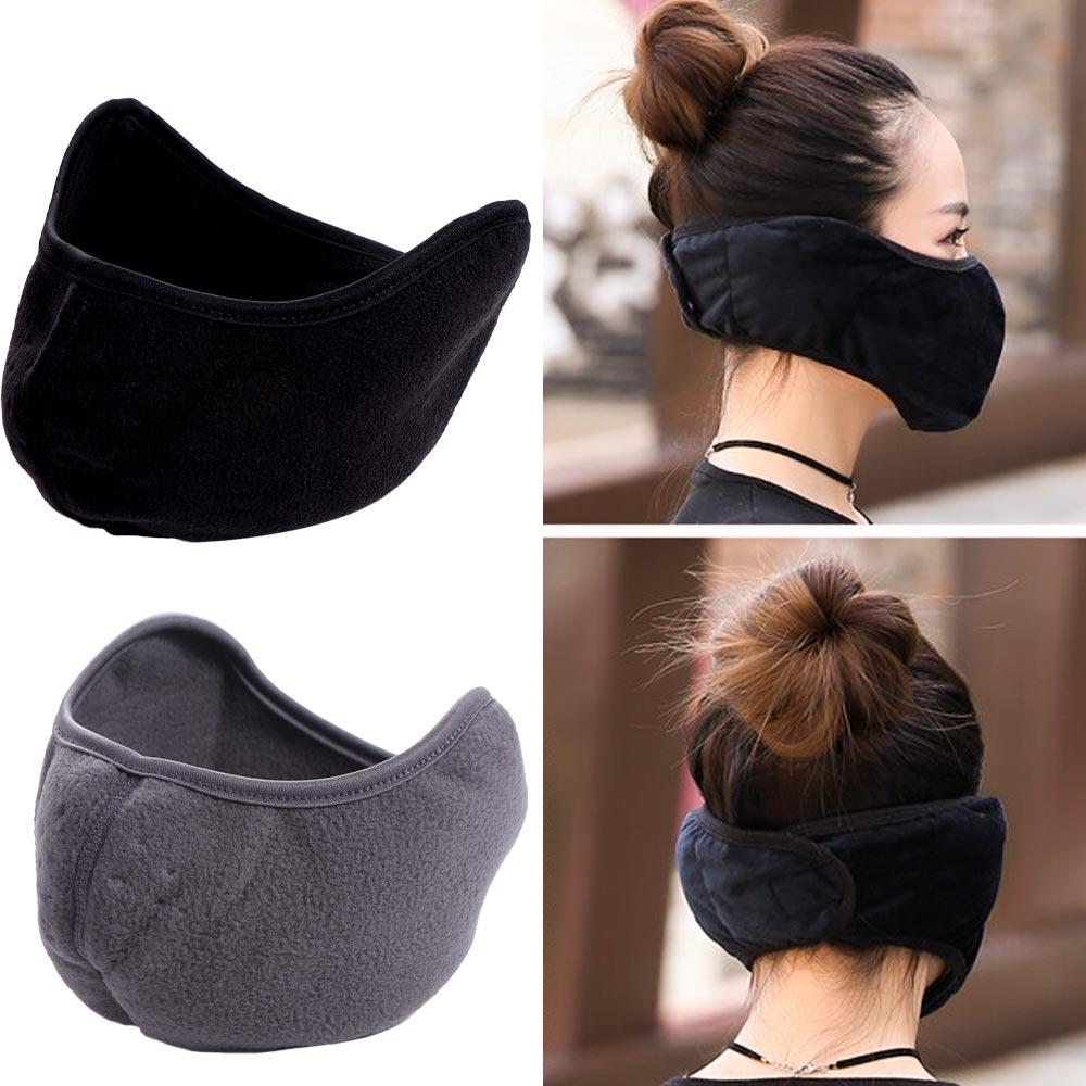 Windproof Half Face Mask Dustproof Cycling Sport Earmuffs Face Protector Warm Mask Ski