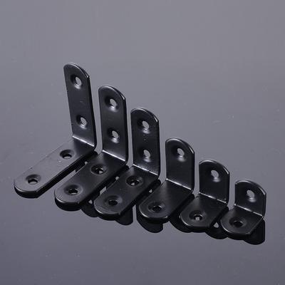 Separador de soporte laminado Triangular en forma de L, polvo de acero laminado en frío grueso, ángulo recto de 90 grados, código de ángulo de hierro