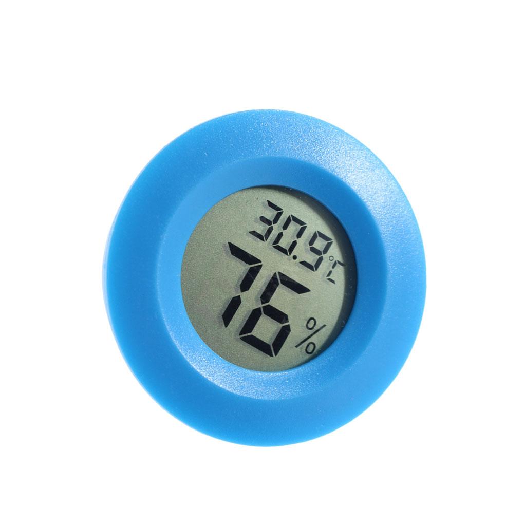 Round Thermometer Wireless Electronic Weather Station Digital Hygrometer Battery Operated Outdoor Temperature