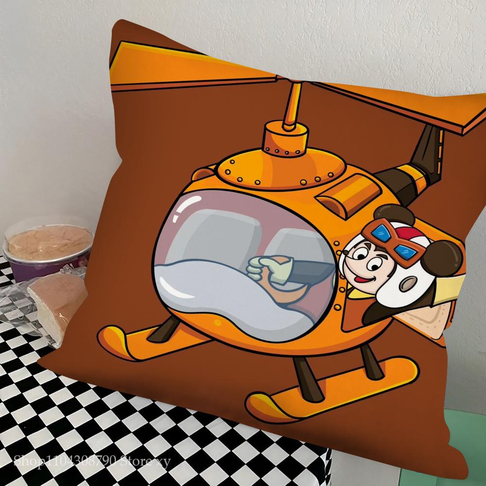 S-Shuke B-Beita Animation Pillow Case Square Pillow Bedroom Sofa Leisure Comfort Cushion Car Living Room Home Decoration