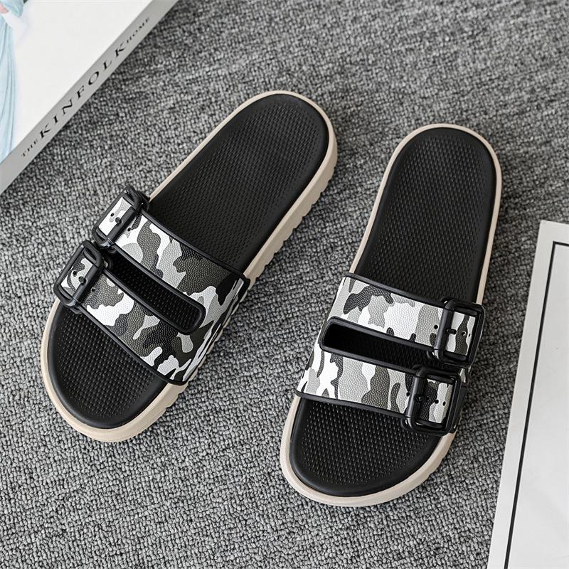 New Men's Trendy Summer Fashion Outdoor Sandals: Simple Beach Slippers for Couples