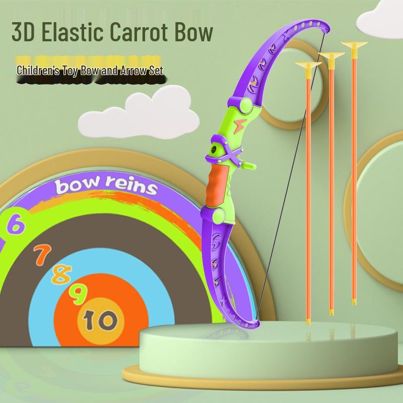 Children's Suction Cup Bow & Arrow Set - Indoor/Outdoor Archery Toy for Boys & Girls