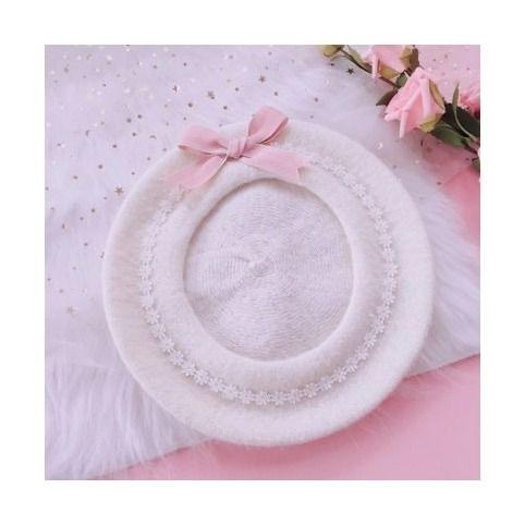 

Beret woman bow Lolita hats for women ladies caps Japanese style Winter hat JK cute core y2k hat japanese accessories hat design белый