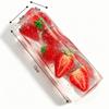 Transparent Fruit Squishy Toy Slow Rebound Fruit Jelly Stick Fruit Ice Cube Squishy Toy  Party