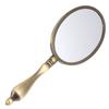 Handheld Mirror With Handle Compact Makeup Mirrors Retro Travel Beauty Accessories Durable Lightweight Ladies Gift