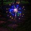 Solar LED Firework Garden Lights - Waterproof Outdoor Dandelion & Reed Decorative String Lights