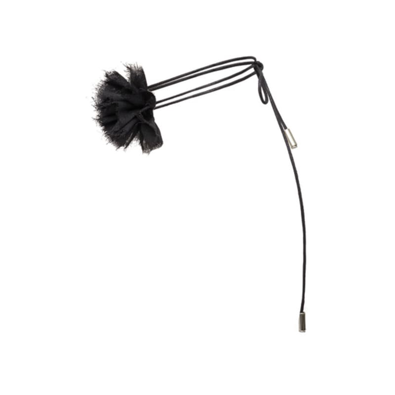 Brown Hat Rose Choker