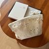 Literary Elegant Makeup Bag Boho Style Floral Embroidered Toiletry Brush Pouch Large Capacity Lace Travel Bag Case for Women