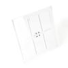 Doppelschichtiger transparenter Acrylrahmen, schwebender magnetischer Bilderrahmen für Fujifilm Instax Mini-Film mit freistehendem