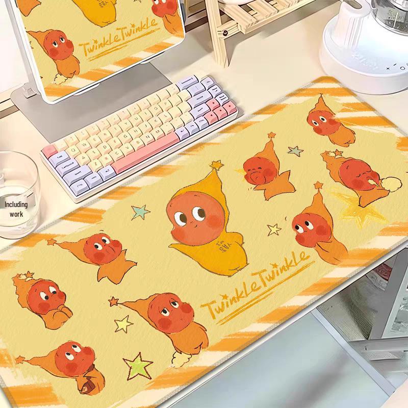 Starman Cute Girl Desk Mat - Large Mouse Pad for Students and Office