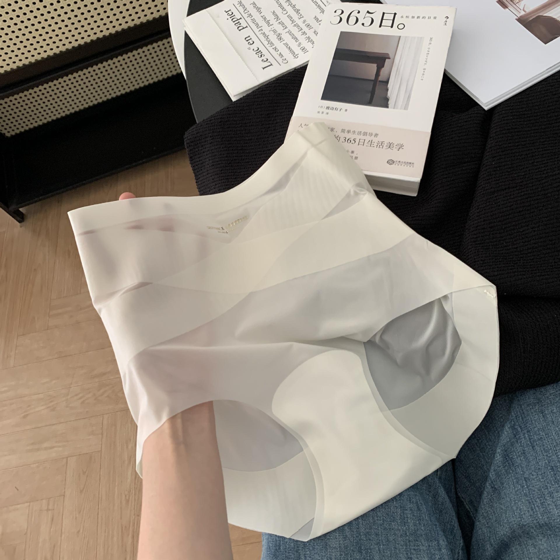 

Women s Summer Light Plastic Cross High Waist Abdominal Lift Hip Ice Silk Quick Dry Triangle Briefs one size зелений