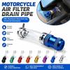 Transparent Air Filter Drain Tube End Cap Motorcycle Drain Tube  Motorcycle Maintenance