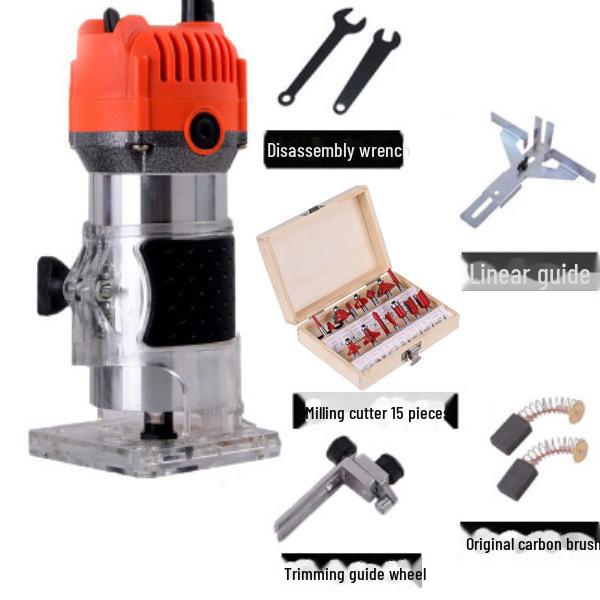 Multifunctional Wood Trim and Engrave Machine - Aluminum-Plastic Plate Slotter 220V/110V