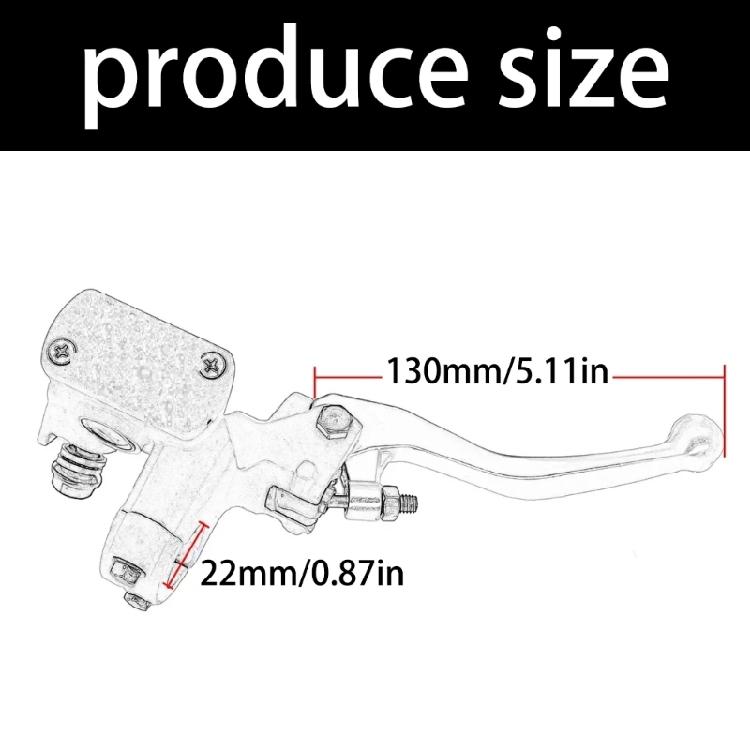 Upgraded Front Brake Caliper Kit Accruacy Casting Designs Front Brake Assembly Quick Fixing for CRF250R CRF450R