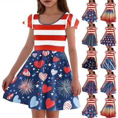 Mädchen Kleinkind Ärmelkleid Kleider Casual Party Schule Kleider Kleidung Für Mädchen