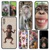 Handyhülle für Samsung A56 A36 A26 A24 A12 A14 A16 A50 A70 A20E A10S A22 A40 A34 A54 A42 A52 5G A04s A06 Hülle Süßer Lustiger Affe