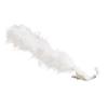 Simulation White Peacock Christmas Tree Decoration Natural Feather Pendant