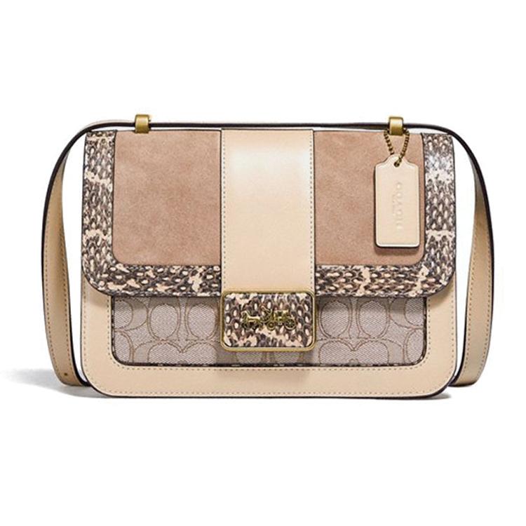 

New COACH Alie Shoulder Bags C3756-B4SHG 23.1*8.4*16.5CM