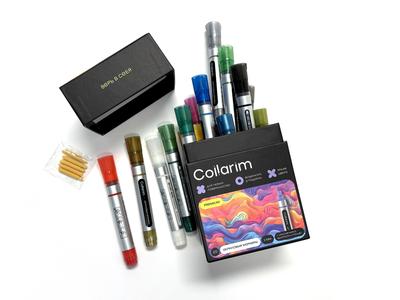 Premium Acrylic Paint Marker Set - 20 Colors (5 Metallic) - 3mm Tip for Art & Craft