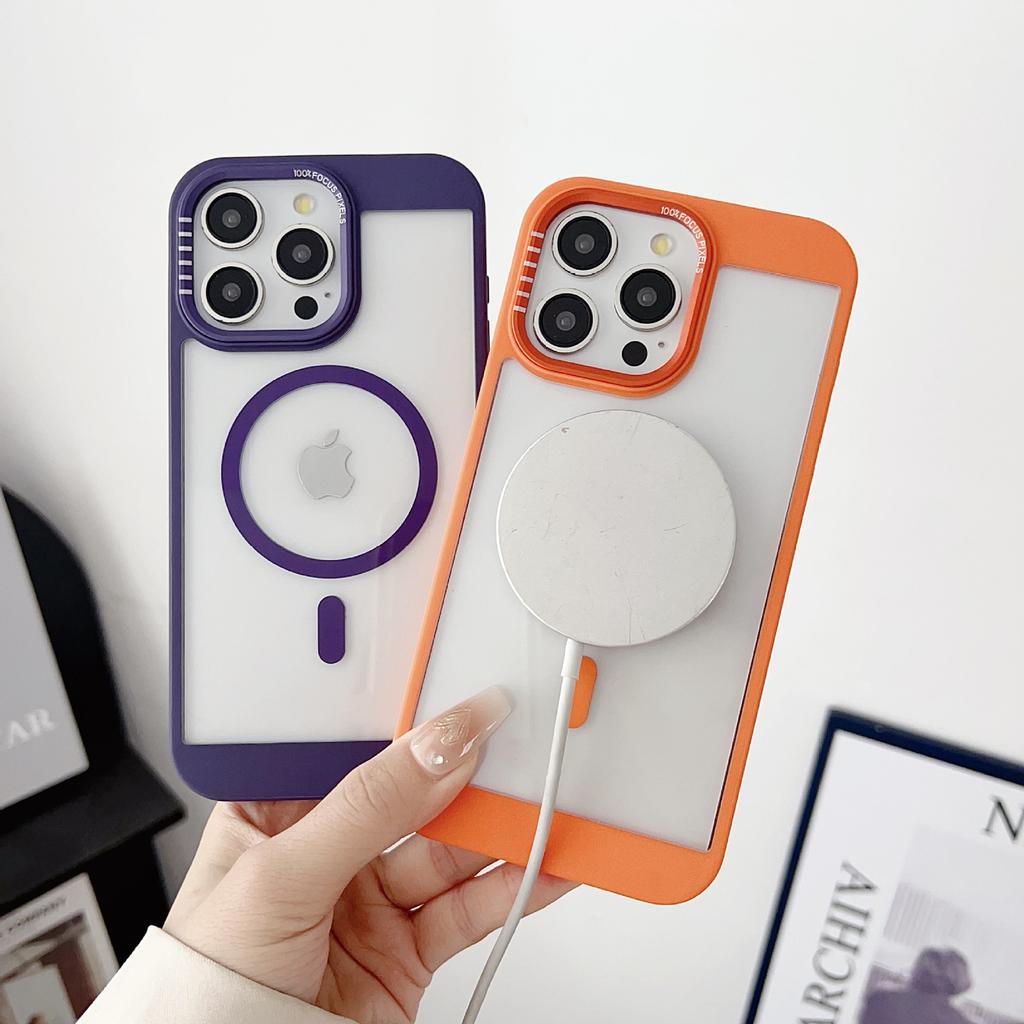 The New Magnetic Phone Case for Apple 16PROMAX Iphone15 with A Heat Dissipation Edge and A Skin Feel Shockproof 14 Protective Case