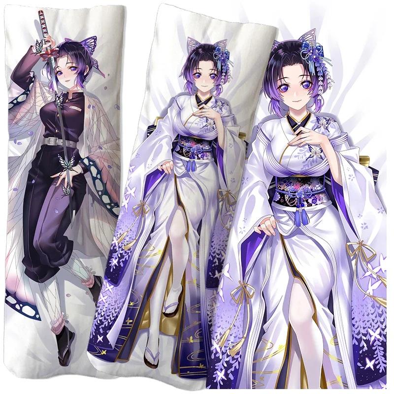 Anime Demon Slayer: Kocho Shinobu Dakimakura Kissenbezug, Kissenbezug, Hugging Body Kissenbezug, Spiel Otaku Kissenbezug