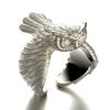 Anello da Dito Animale Civetta Femmina Carino Anello Nuziale Colore Oro Vintage Gioielli da Sposa Per Donne