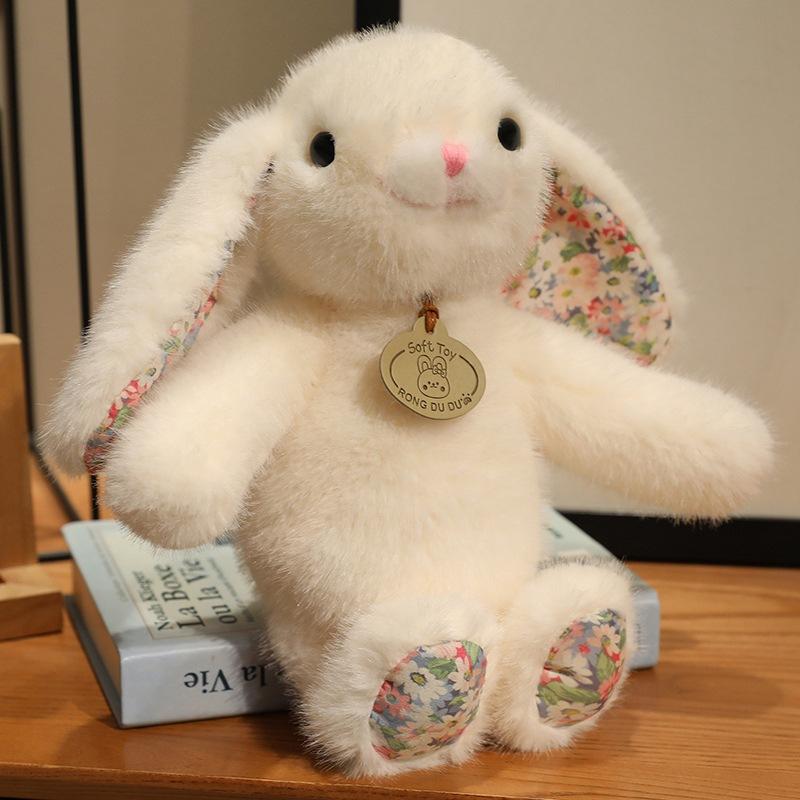 

Cute Little Rabbit Doll Plush Toy Doll Rag Doll Children Sleeping Pillow Girls Birthday Gift 25cm0.2kg