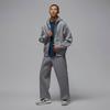 Jordan Hanorac Fleece Brooklyn Larg Confortabil Versatil Cardigan Sweatshirt Bărbați îmbrăcăminte exterioară Gri-Carbon Navă-Alb IB7232091