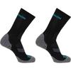 SALOMON Womens/Ladies Lightweight Crew Socks (Pack of 2)