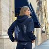 Europese & Amerikaanse Pailletten Vleugel Effen Kleur Dames Casual Set, 2026 Collectie