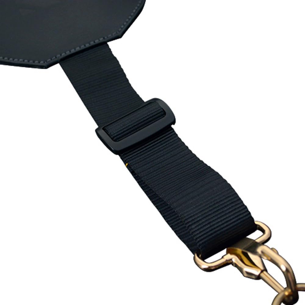 Fujiya Suspenders, Size L, Black and Gold, Total Length 105-123cm (ASP-LBG)