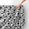 Royal Samt Stoff Polyester Zum Nähen - Motiv Schwarze Und Weiße Katzen