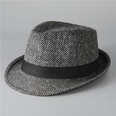 Hut Herren Frühling und Herbst Zylinder Herrenhut Winter Wollmütze Warm Herbst und Winter für ältere Menschen Jazzhut Winterhut für ältere Menschen