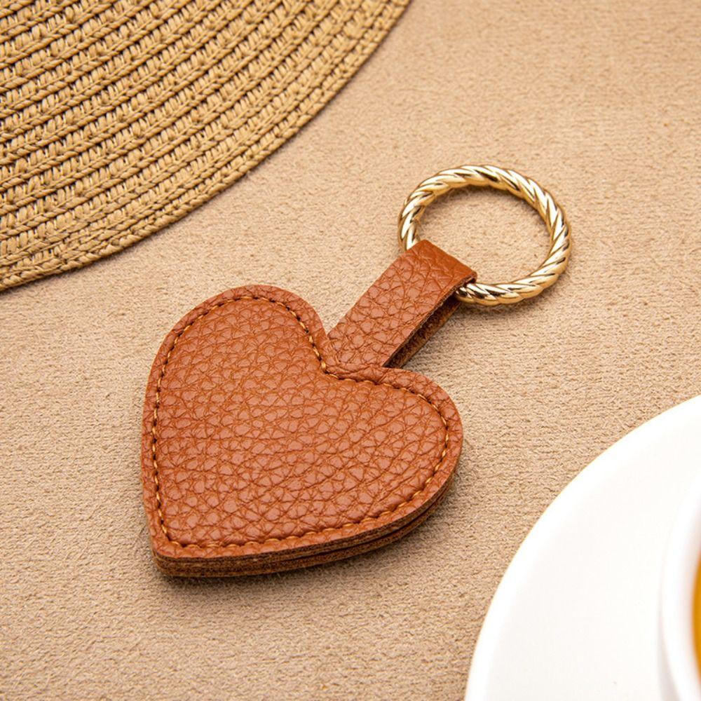 Heart Love Shape Hat Holder Anti-lost Pu Leather Magnetic Hat Clip Portable   Girl