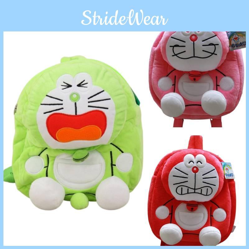 Colors Doraemon Multiple Backpack Plush Toy Shoulder Bag Kids Decoration Gift
