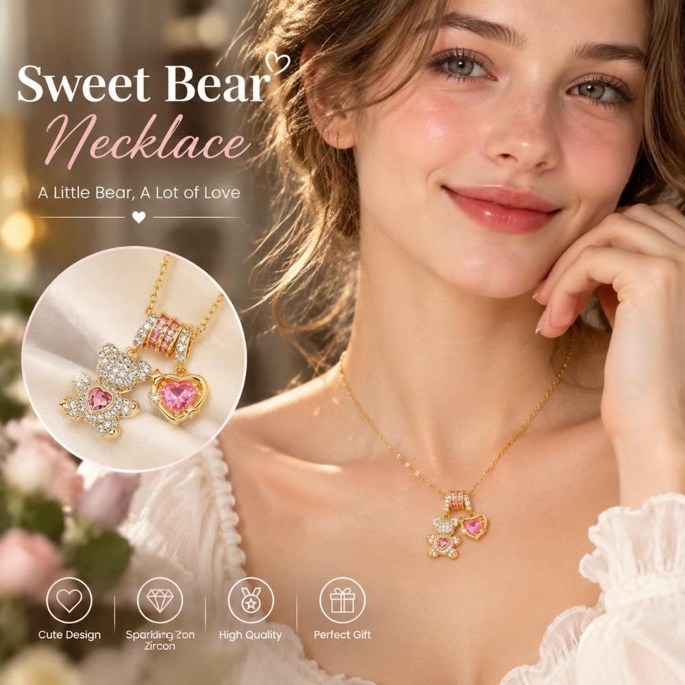 Heart Shaped Pendant Necklace Adjustable Choker Necklace Durable Collarbone Chain Daily Wear