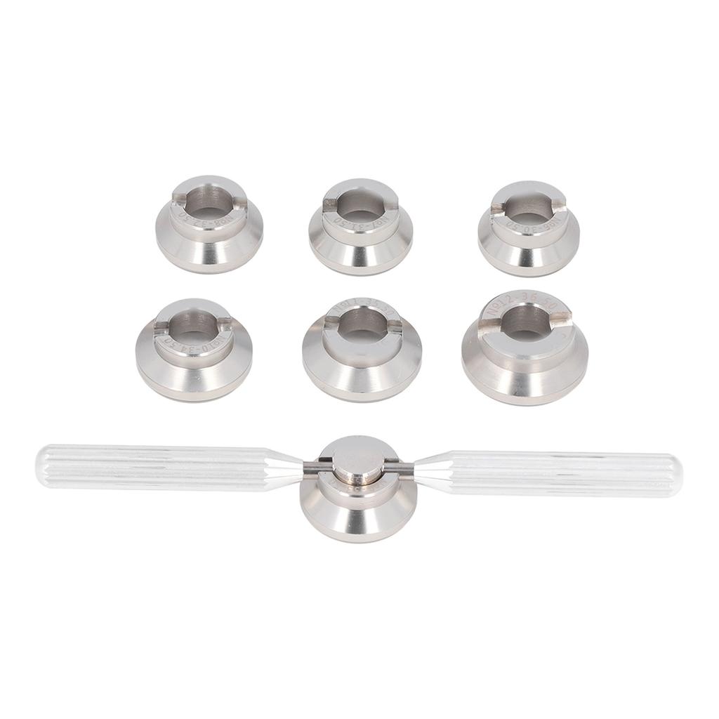Uhr Opener Fix 7 Dies Öffnen Werkzeuge Stahl Getriebe Zurück Abdeckung Uhr Reparatur Kit Aluminium Legierung für