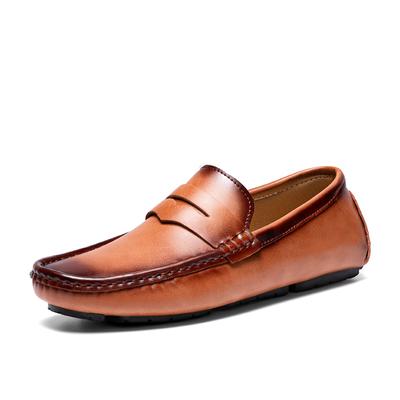 Mode2024 Hete Verkoop Heren Casual Schoenen Handgemaakte Slip-On Schoen Man Antislip Rijden Moccasin Heren Luxe Merk Platte Schoenen Heren