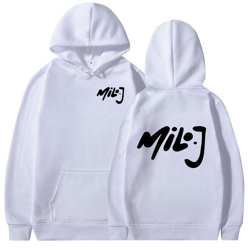 Rapper Milo J Logo Merch Hoodies Men Women Clothing Vintage Hip Hop Hooded Sweatshirt Casual Harajuku Oversized Pullovers Hoody
