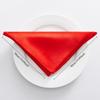 Elegant Polyester Satin Napkin Placemat Set with Embroidery for Wedding Banquet Decor