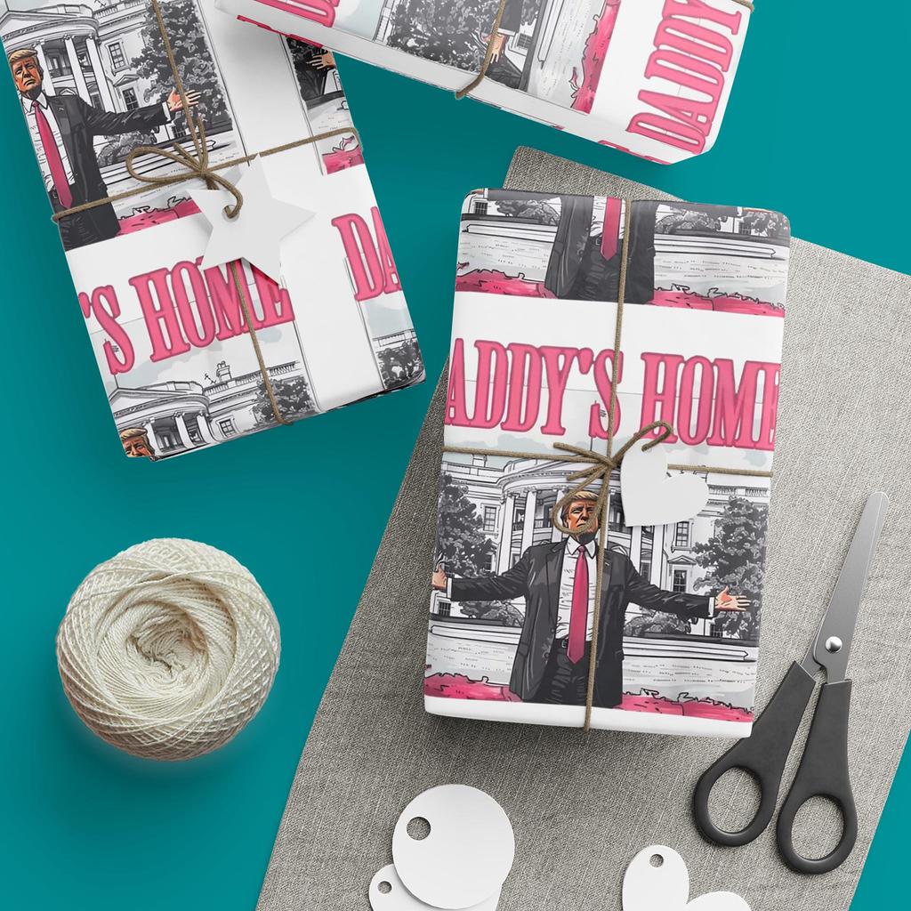 Christmas Character Packaging Paper, Gift Box, Holiday Packaging Paper, Christmas Decoration