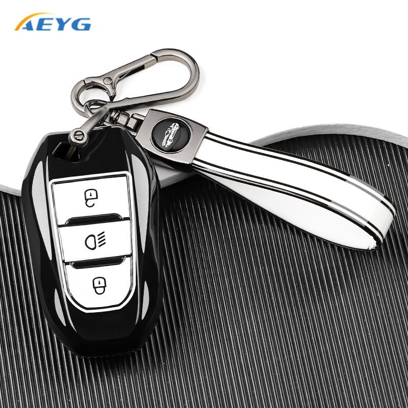 Car Remote Key Case Cover Shell Fob For Peugeot 308 408 508 2008 3008 4008 5008 For Citroen C4 C6 C3-Xr Keychain Accessories
